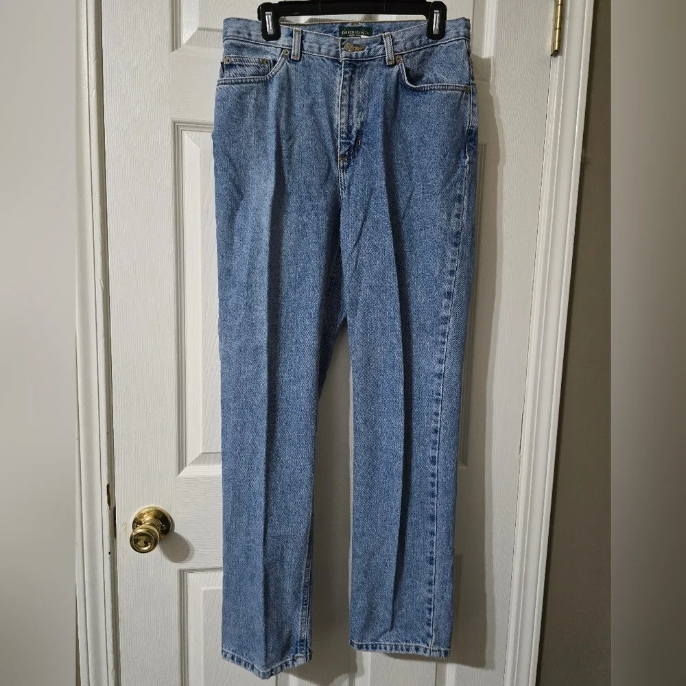 Vintage 90s Lauren Ralph Lauren High Rise Mom Jeans, Straight Leg, Sz 10, EUC!